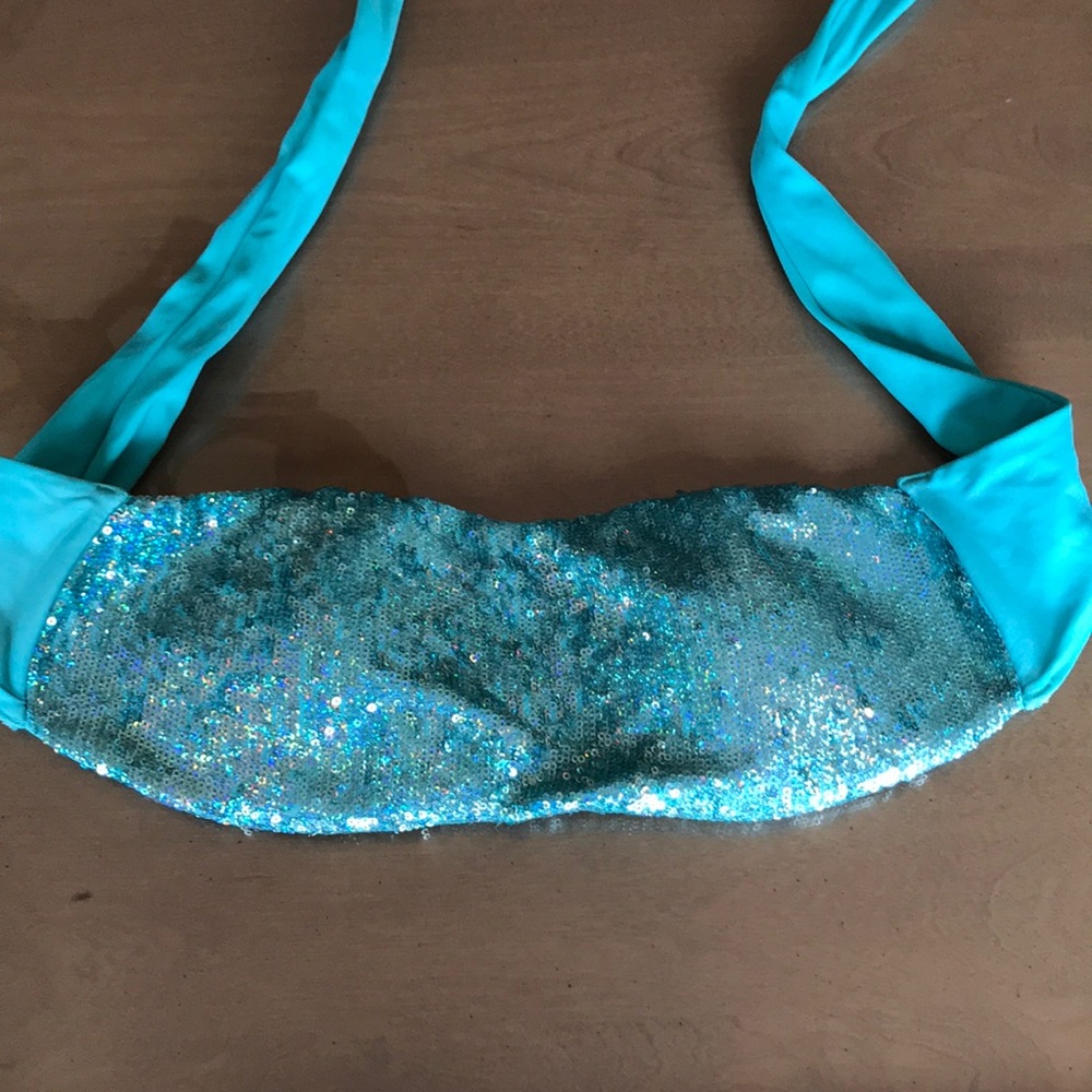 Victoria secret bandeau sequin bathing suit top